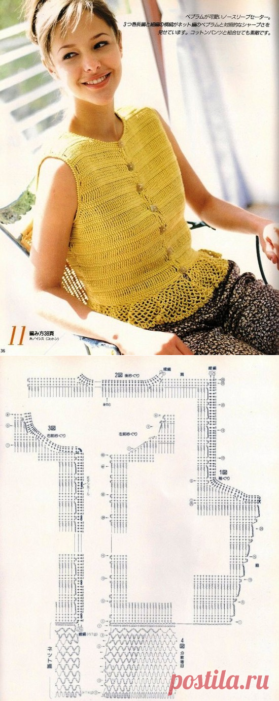 Ideas para el hogar: Blusa en crochet