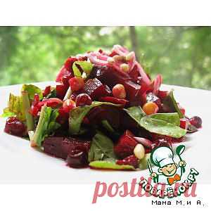 Закуска из свеклы с маринованным луком - кулинарный рецепт