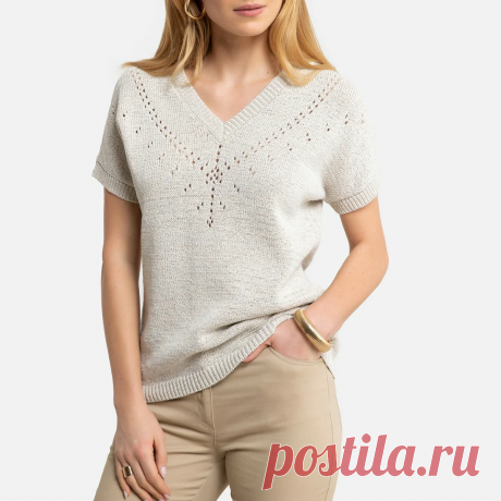 Смотрите и вдохновляйтесь! Вязаные топы, футболки и жакеты. | Копилка узоров (Вязание спицами) | Дзен