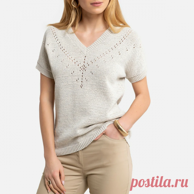 Смотрите и вдохновляйтесь! Вязаные топы, футболки и жакеты. | Копилка узоров (Вязание спицами) | Дзен