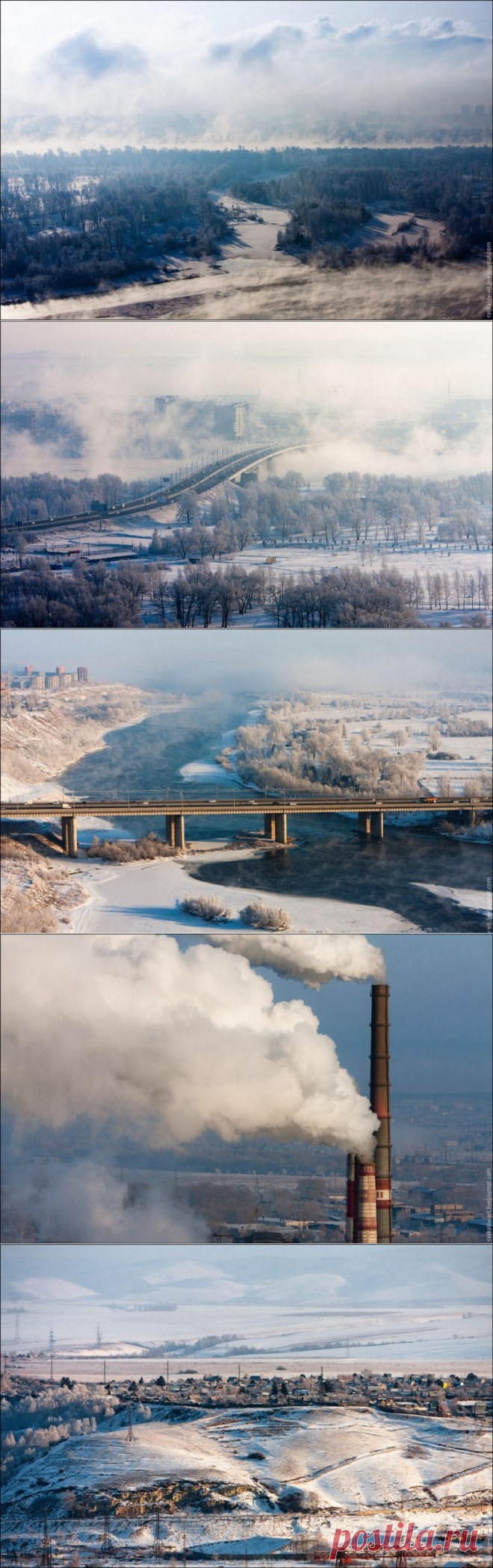 Жемчужина Сибири: неземной Красноярск с высоты птичьего полёта / Туристический спутник