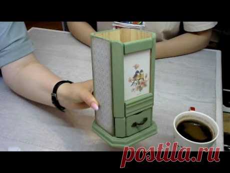 Комод подставка для кистей. часть 2