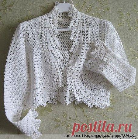 жакет крючком