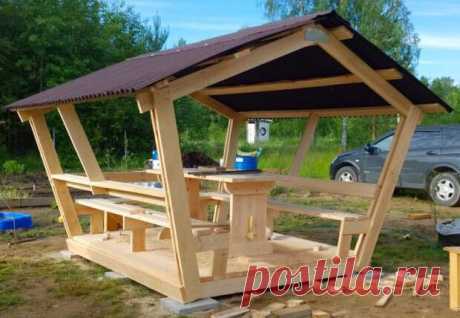 Как в одиночку построить беседку за 1 день из доски и ондулина
Многие мечтают о беседки на участке, но все никак не могут накопить...
Читай дальше на сайте. Жми подробнее ➡