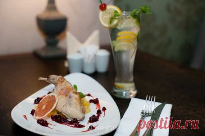 Стью из кролика с фруктовым мармеладом от ресторана Брассерия Фландрия. Рецепты от шефа