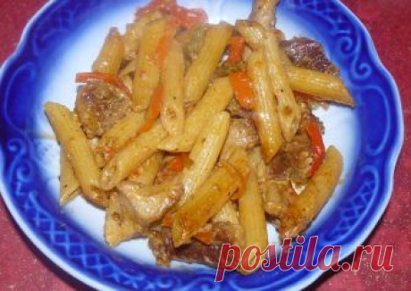 Пикантные макароны с мясом Автор рецепта виталий еременко - Cookpad