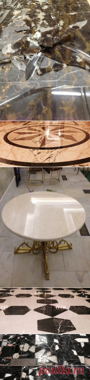 Полировка мрамора и гранита примеры выполненных работ