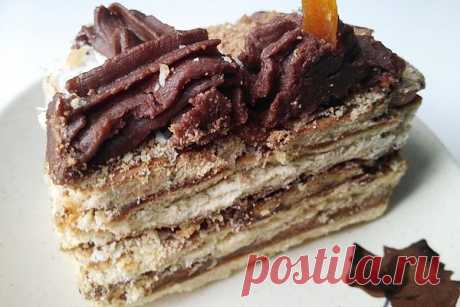 Вот это вкуснятина! Потрясающе вкусный тортик без выпечки!
Пробуйте, не пожалеете!
Торт из печенья &quot;Кофе с шоколадом&quot;
Смотри на сайте...