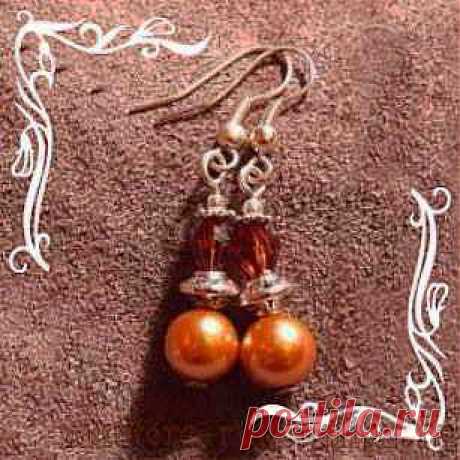 Мастера рукоделия - рукоделие для дома. Бесплатные мастер-классы, фото и видео уроки - Видео мастер-класс: Делаем простые сережки