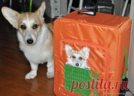 Декорируем акрилом чемодан, сумку или рюкзак – Ярмарка Мастеров