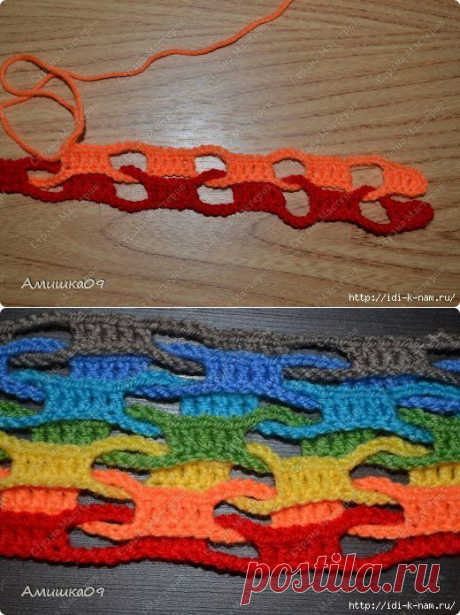 Crochet bufanda Inusual - LA CASITA DE MABELY - Gabitos