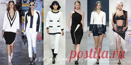 Горячие тренды весна-лето 2014: Черно-белый контраст