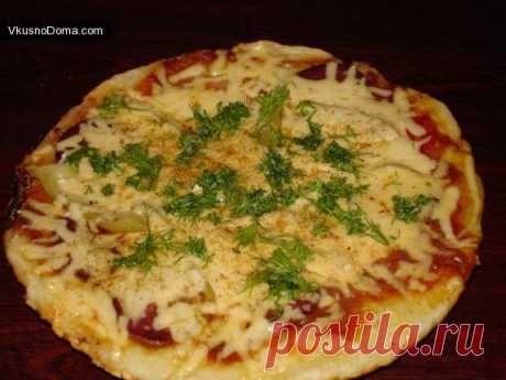 Пицца на сковородке за 10 минут / Домашние рецепты. Готовим дома вкусно!