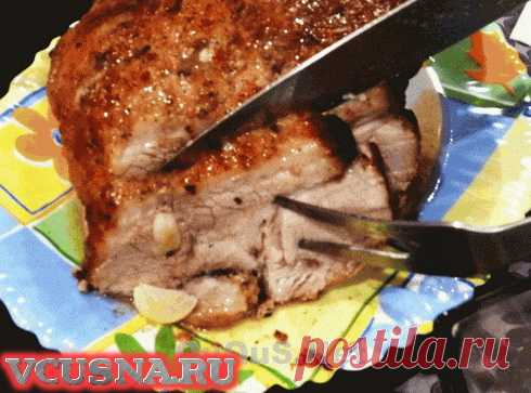 Баранина запеченная в духовке - пошаговый кулинарный рецепт VCUSNA.RU