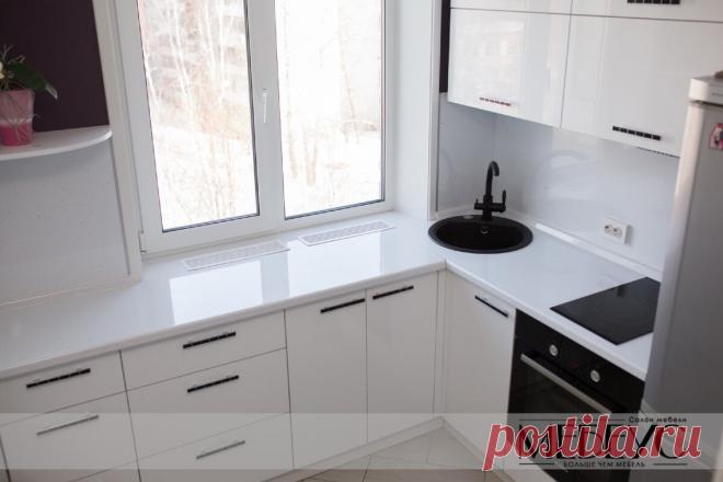 Столешница в окно на кухне в маленькой хрущёвке! Что сделали по порядку | Осторожно мебель | Яндекс Дзен