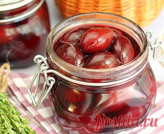 Как замариновать сливы?