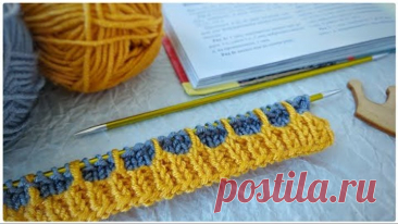 ВЯЗАТЬ ЕГО ОДНО УДОВОЛЬСТВИЕ. УЗОР СПИЦАМИ.