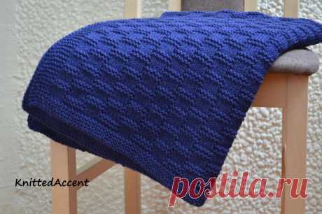 Baby blanket10 Knitting pattern by KnittedAccent Baby Blanket From KnittedAccent*Measurements: 24in x 31(61cm x 80cm); *Materials:   250-300g Alize Lanagold yarns 3.53oz (100g) = approx 262yds (240mt);Circular needle size 4mm (US 6);
