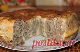Самые вкусные рецепты: Пирог "Лаваш в заливке"