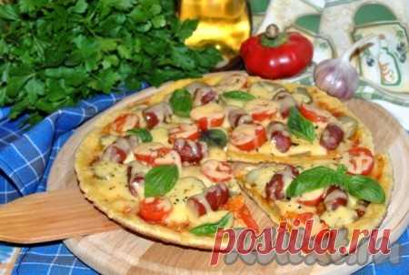 Пицца по-быстрому - рецепт с фото Рецепт быстрой пиццы пригодится на случай, если времени творить шедевр нет, а голодных домочадцев нужно накормить быстро! Пицца получается очень вкусной, начинка - на ваш вкус. Ингредиенты