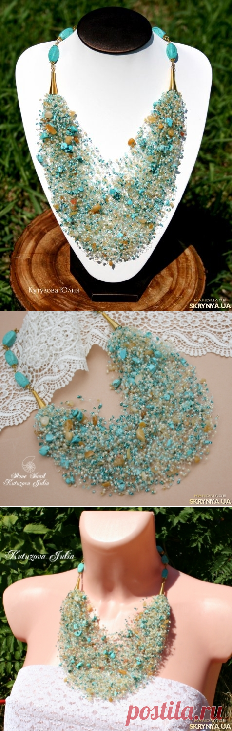 Купить «Колье с бирюзой»