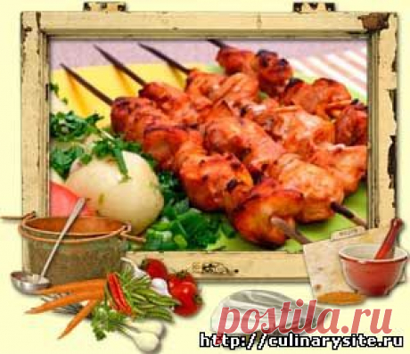 Как замариновать курицу для шашлыка