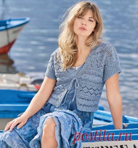 Жакет с короткими рукавами