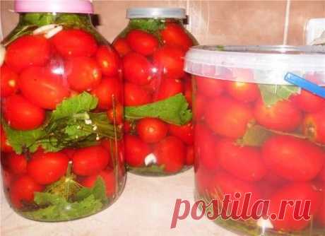 Как сделать помидоры в банках, но со вкусом бочковых.