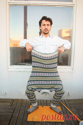 True Blue Me & Вы: DIYs для Creatives • crankycrafter: DIY SWANTS или свитер штаны ...