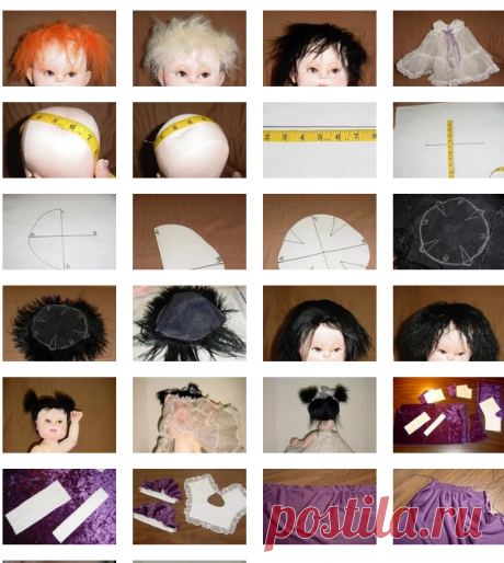 СОЗДАНИЕ ТЕКСТИЛЬНОЙ КУКЛЫ-МЛАДЕНЦА | 58 фотографий