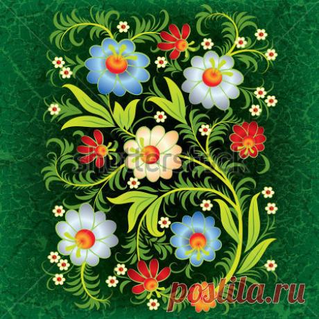 Шаблоны, картинки, трафареты - цветы и насекомые