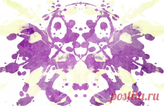 Знаменитый психологический тест Роршаха, который за 3 минуты расскажет, что творится у вас в голове