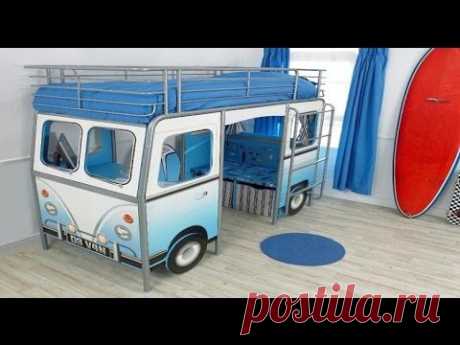 Самые Крутые Двухъярусные Кровати - YouTube