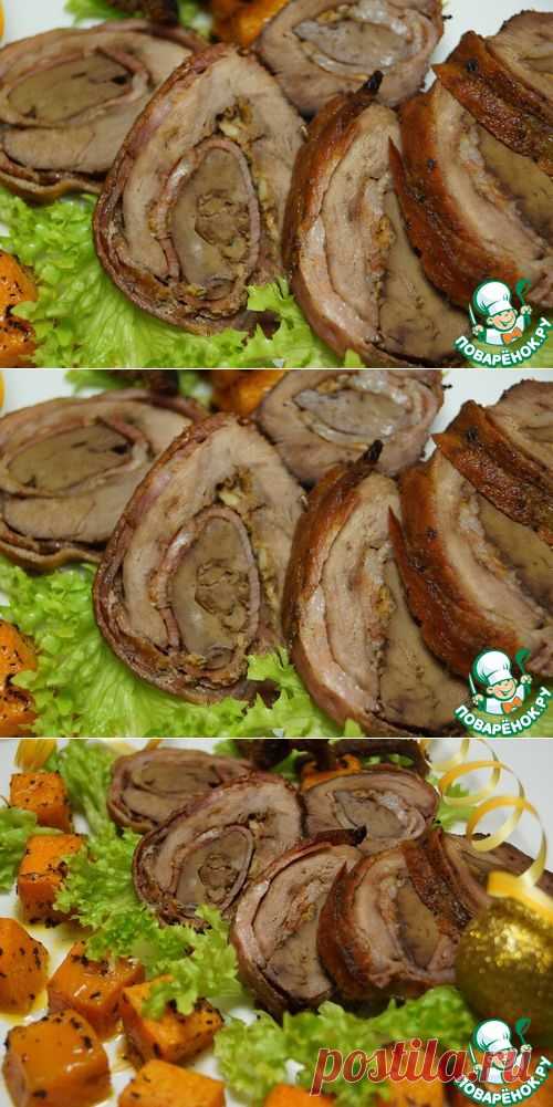 Утиная грудка, фаршированная печенью - кулинарный рецепт
