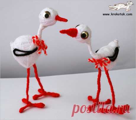 Yarn and Wire STORKS | krokotak