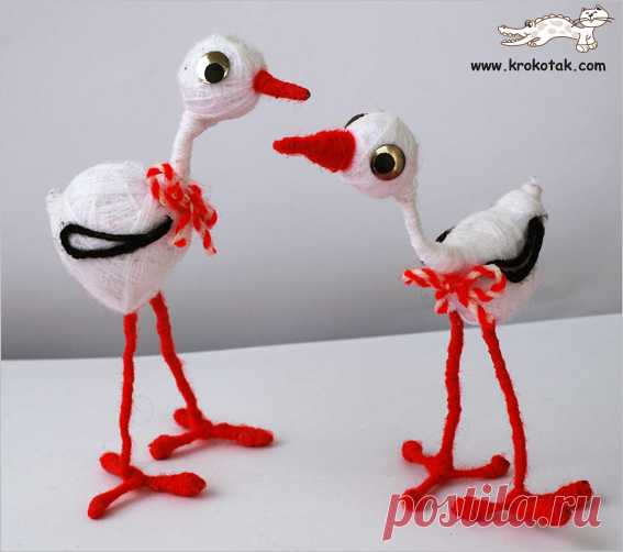 Yarn and Wire STORKS | krokotak