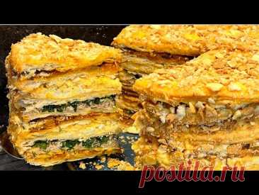 Ну, НАКОНЕЦ-ТО! Самый вкусный «НАПОЛЕОН»-сказал МУЖ! Хрустящие коржи и бесподобная начинка!