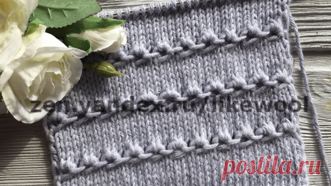 НЕВЕРОЯТНО КРАСИВЫЕ ГОРИЗОНТАЛЬНЫЕ ДОРОЖКИ!! | Вязать легко и просто! | Яндекс Дзен