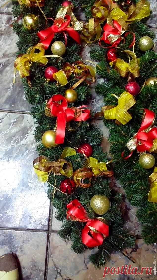 МАСТЕР КЛАСС ЕЛОЧНОЙ ГИРЛЯНДЫ.