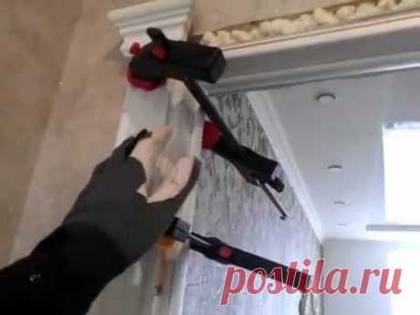 Дарьяна белые капители #установка дверей