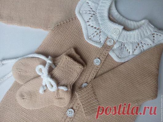 Купить На заказ: Комбинезон для новорожденной девочки - одежда для новорожденных, для новорожденной, одежда на выписку