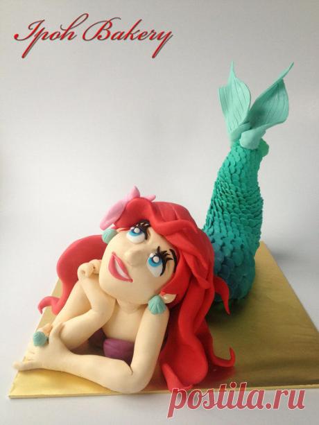 Ариель Русалочка - торт Уильям Тан - CakesDecor