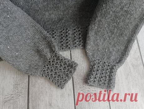 Джемпер Карусель. МК | Людмила Пряжевская творчество на спицах | Дзен