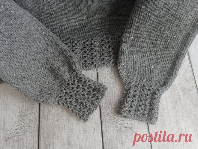 Джемпер Карусель. МК | Людмила Пряжевская творчество на спицах | Дзен