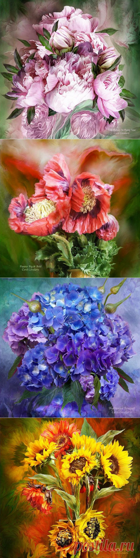 Цветочная сказка Carol Cavalaris.