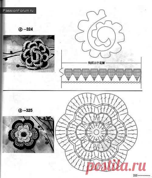 Китайские схемки продолжение / Вязание крючком для начинающих / PassionForum - мастер-классы по рукоделию