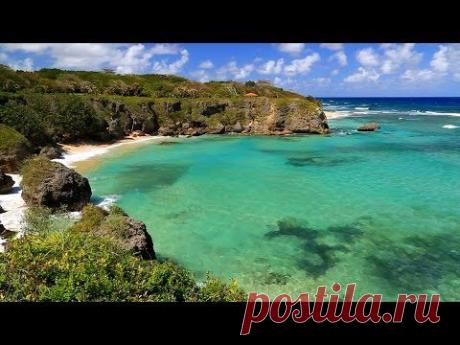 Relaxing Piano Music with Ocean Sounds - HD Video 1080p