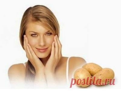 Маска из картофеля от морщин