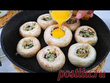 Просто добавьте к грибам яйца и результат будет вкусным! Новый рецепт