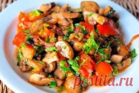 Грибное рагу для лёгкого ужина | Четыре вкуса